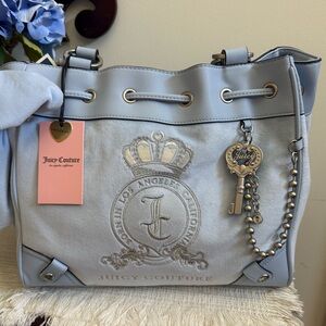 Juicy Couture Classic Juicy Lover Tote - Blue